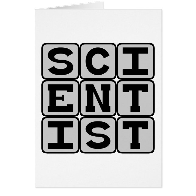 Scientifique, Expérimentaire (Devant)