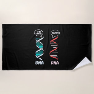 Scientist Gift   Biology Teacher Rna Beach Towel