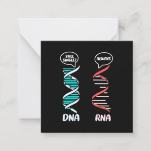 Scientist Gift   Biology Teacher Rna Card