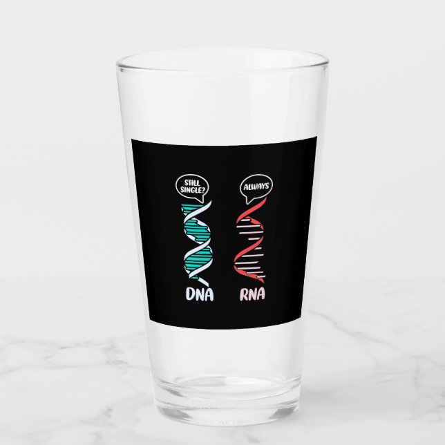 Scientist Gift | Biology Teacher Rna Glass (Front)