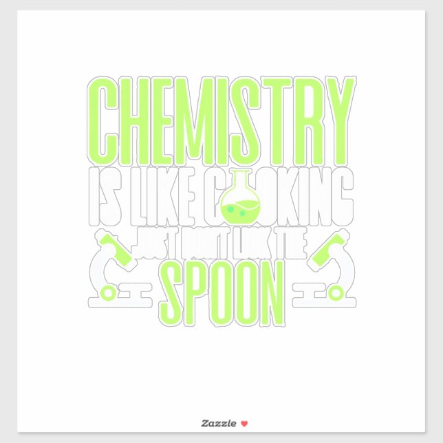 Scientist Gift | Chemistry Is Like Cooking (Sheet)