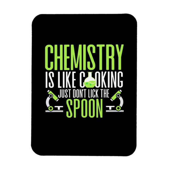 Scientist Gift | Chemistry Is Like Cooking Magnet (Vertical)
