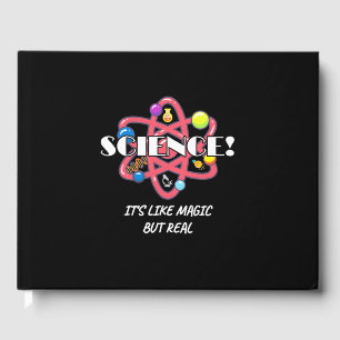 Scientist Gift Chemistry Science Is Like Magic Guest Book