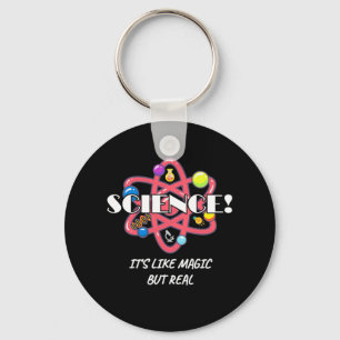 Scientist Gift   Chemistry Science Is Like Magic Keychain