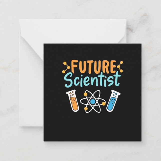 Scientist Gift | Future Scientist Card (Front)