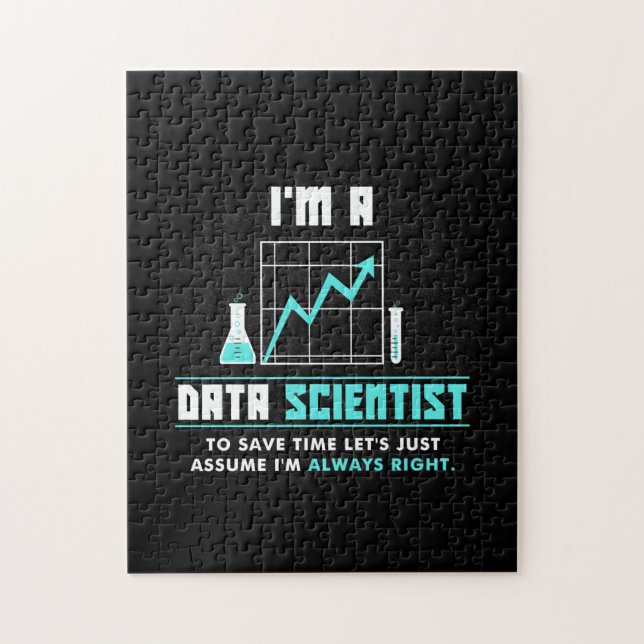 Scientist Gift | I Am A Data Scientist Jigsaw Puzzle (Vertical)