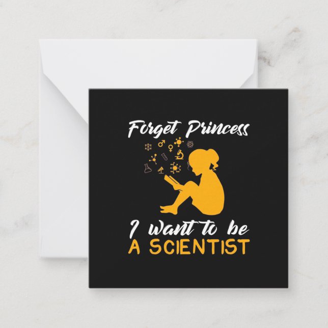 Scientist Gift | I Am Future Scientist Card (Front)