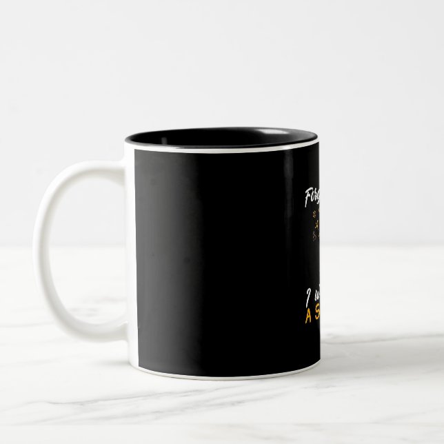 Scientist Gift | I Am Future Scientist Two-Tone Coffee Mug (Left)
