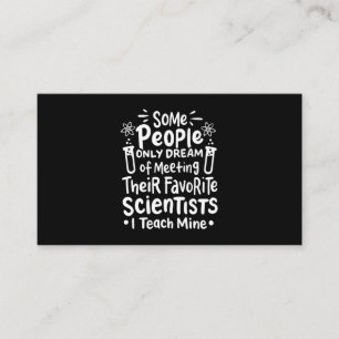 Scientist Gift   I Teach Favourite Scientists Business Card
