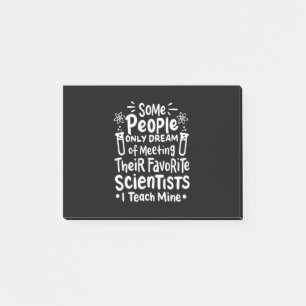 Scientist Gift   I Teach Favourite Scientists Post-it Notes