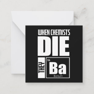 Scientist Gift   Lovely Chemistry Card