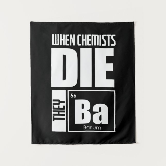 Scientist Gift | Lovely Chemistry Tapestry (Front)