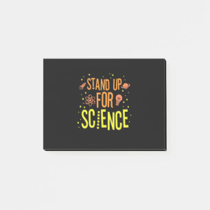 Scientist Gift Stand Up For Science Post-it Notes