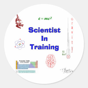 Scientist in Training Classic Round Sticker