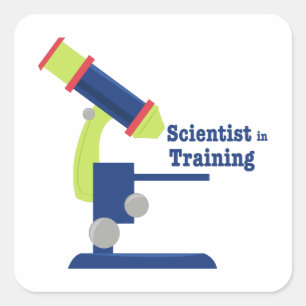 Scientist In Training Square Sticker