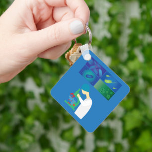 Scientist Keychain