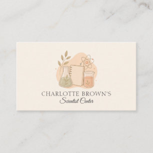 Scientist Laboratory Scientific Research Chemistry Business Card