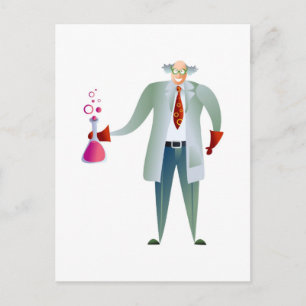 Scientist Postcard