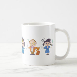 Scientists in a row II Coffee Mug