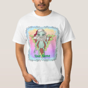 Scifi Alien Santa T-Shirt