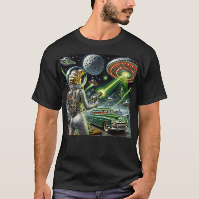 SciFi Pin-Up T-Shirt (Front)