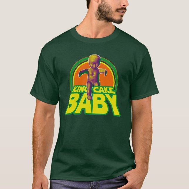 SciFi Style King Cake Baby Tee (Front)