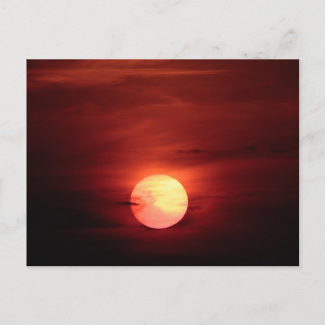 Scifi Sunset Postcard (Front)