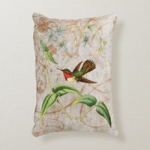 Scintillant Hummingbird Decorative Pillow