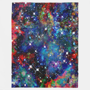 Scintillation Star Field Fleece Blanket