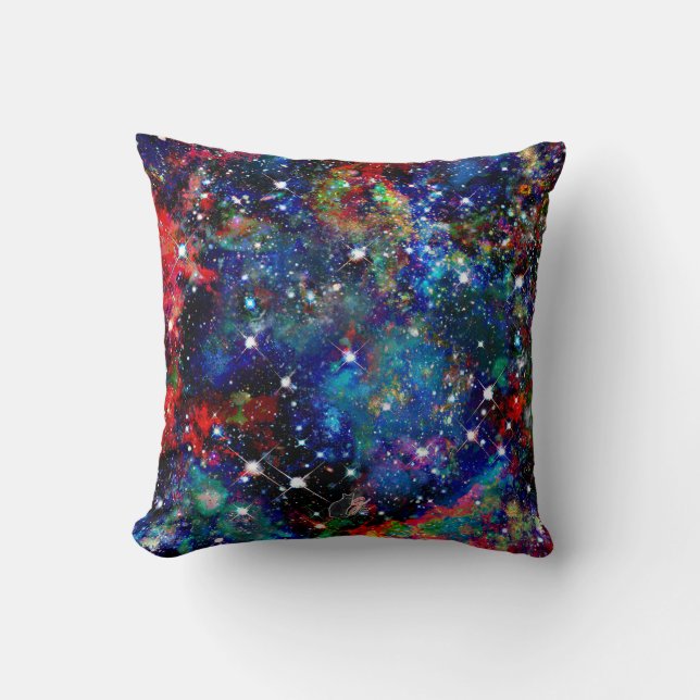 Scintillation Star Field Pillow (Front)