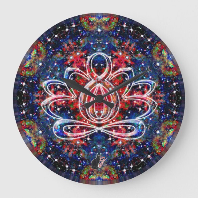 Scintillation Zen Lotus Clock (Front)