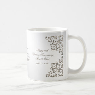 Scintillent la soixantième tasse d'anniversaire de