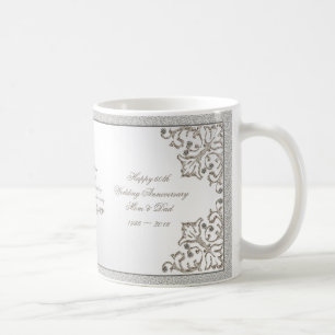 Scintillent la soixantième tasse d'anniversaire de