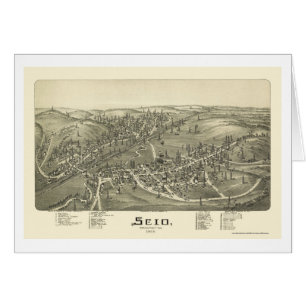 Scio, carte panoramique de l'OH - 1899a