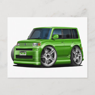 Scion XB Green Car Postcard