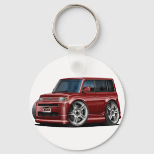 Scion XB Maroon Car Keychain
