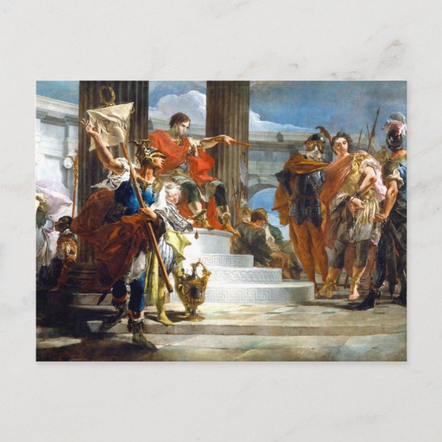 Scipio Africanus Freeing Massiva, oil on canvas, Postcard (Front)