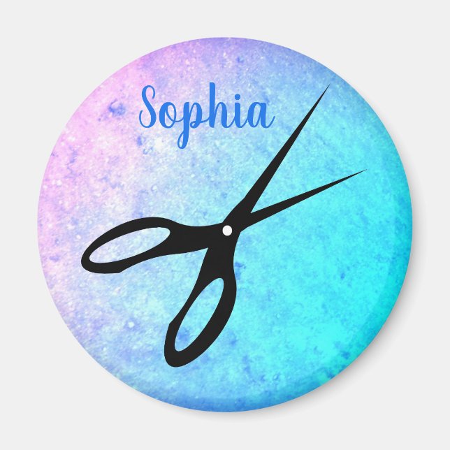 Scissor Scissors Shears Custom Magnet (Front)