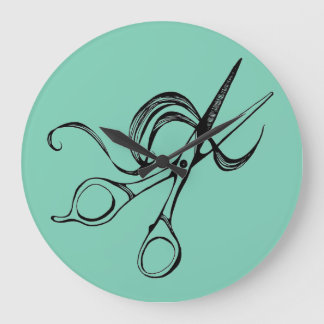 Scissor wall clock