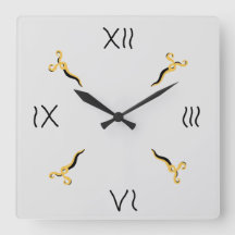 'Scissors' Acrylic Wall Clock