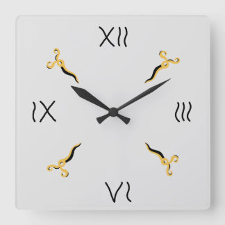 'Scissors' Acrylic Wall Clock