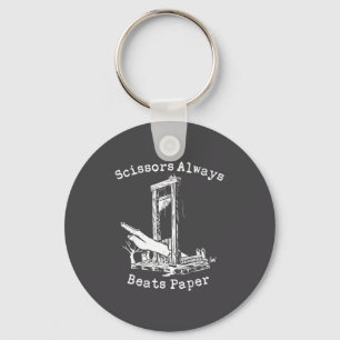 Scissors Always Beats Paper - Game Goth Culture Gu Keychain