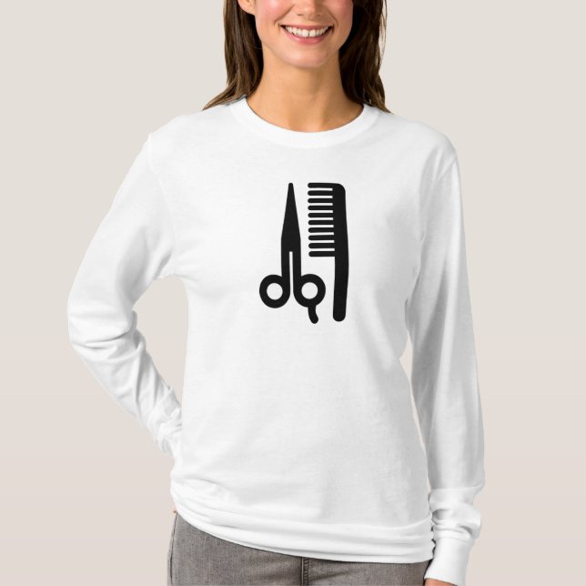 Scissors and Comb T-Shirt (Front)