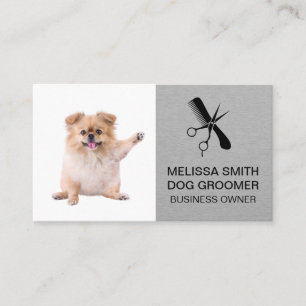 Scissors Comb   Dog Groomer Appointment Card