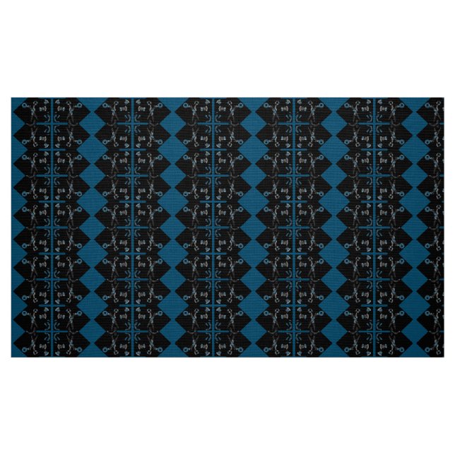 Scissors (customize the background colour) fabric (Fat Quarter)