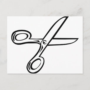 Scissors Postcard