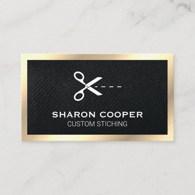 Scissors | Tailor Business Card (Front)