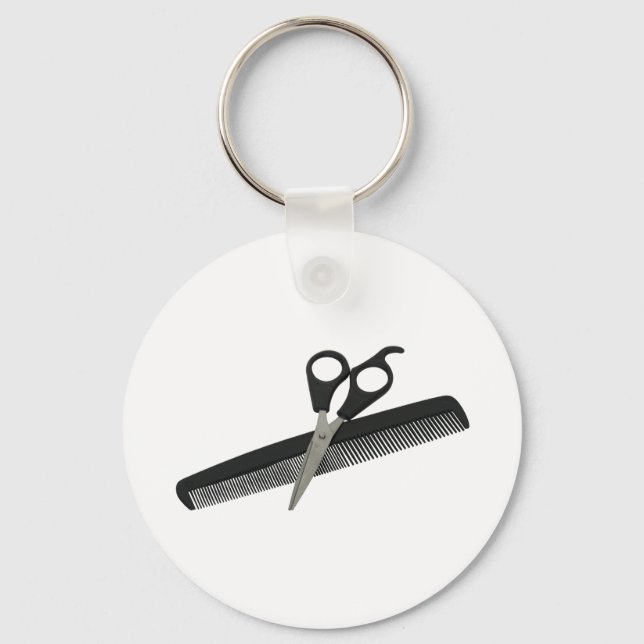ScissorsComb052010 Keychain (Front)