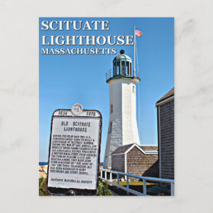 Scituate Lighthouse, Massachusetts Carte Postale