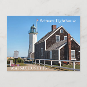 Scituate Lighthouse, Massachusetts Carte Postale